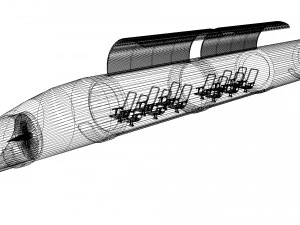 hyperloop 3d 3D Model
