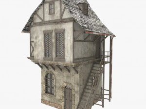 중세의 집 3D 모델