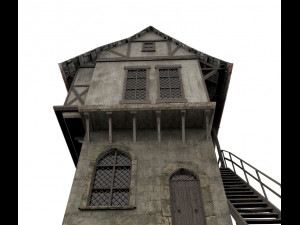 medieval house Model 3D
