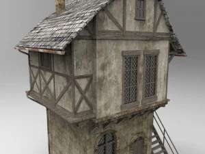 medieval house 3D Model