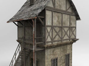 medieval house 3D Model