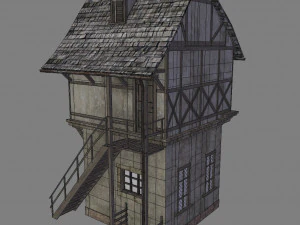 medieval house 3D Model
