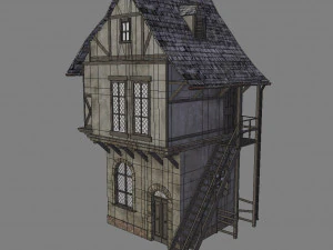 medieval house 3D Model