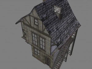 medieval house 3D Model