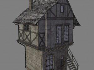 medieval house 3D Model