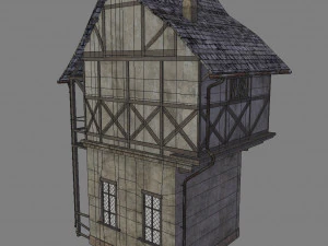 medieval house 3D Model