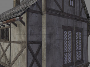 medieval house Model 3D
