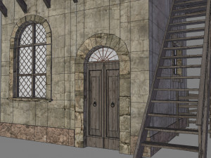 medieval house Model 3D