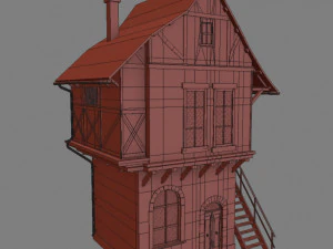 medieval house 3D Model