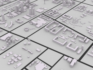 astana city scape 3D Модель