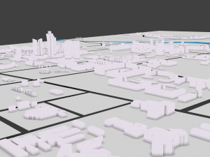 astana city scape 3D Модель
