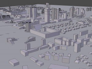 astana city scape 3D Модель