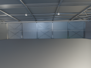 warehouse hall Modèle 3D