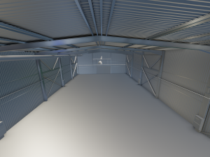 warehouse hall Modèle 3D