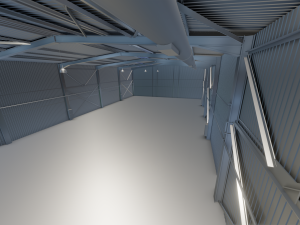 warehouse hall Modèle 3D