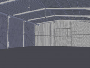 warehouse hall Modèle 3D
