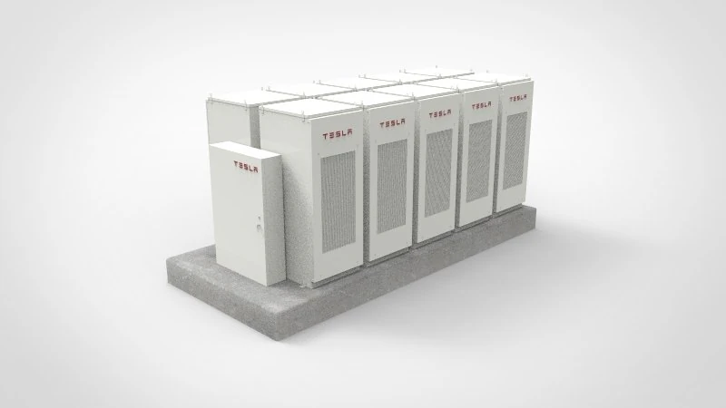 tesla powerpack 3D Model .c4d .max .obj .3ds .fbx .stl .blend