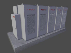 tesla powerpack 3D Model