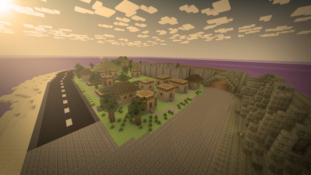 minecraft world 3D Модель .c4d .max .obj .3ds .fbx .stl .blend 