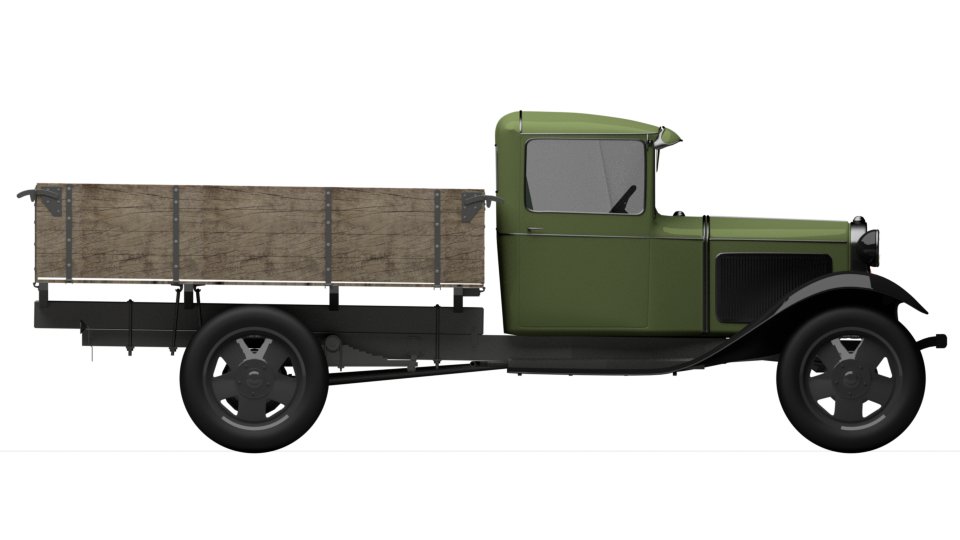 Без аа. Gaz AA 3d model. 3d модель ГАЗ АА. ГАЗ АА 3.3. Грузовик полуторка ГАЗ-АА без фона.