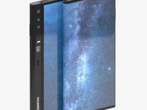 huawei mate x rigged 3D Model