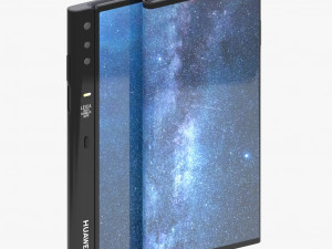 huawei mate x rigged Modelo 3D