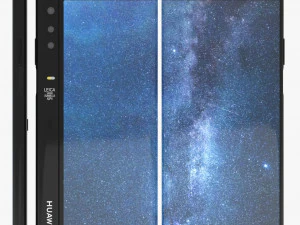 huawei mate x rigged 3D Model