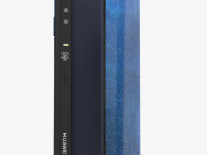 huawei mate x rigged 3D 模型