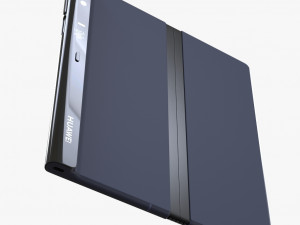 huawei mate x rigged 3D 模型