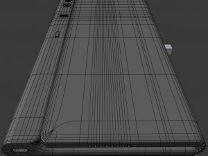 huawei mate x rigged 3D 模型