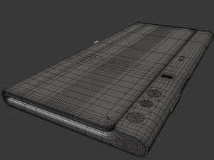 huawei mate x rigged 3D 模型