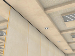 a large room for public meetingshall 3D Modell