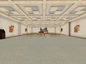 공개 회의를 위한 큰 방이 있어야 한다 3D 모델