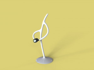 a man with a lantern Modelo 3D