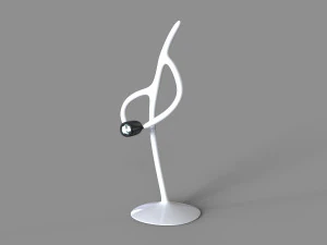 a man with a lantern 3D Model