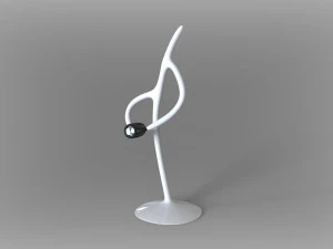 a man with a lantern 3D Model