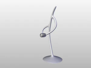 a man with a lantern 3D Model