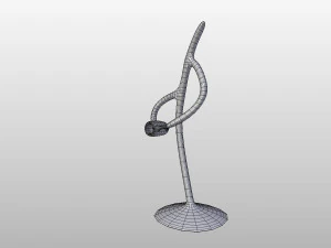 a man with a lantern 3D Model