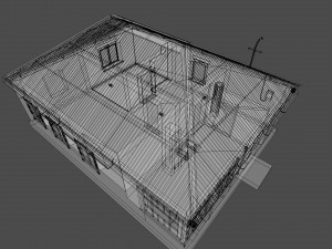 abandoned house 3D-Modell