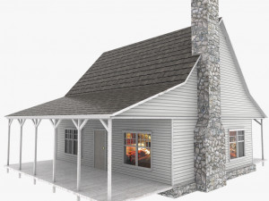 american house 3D Model