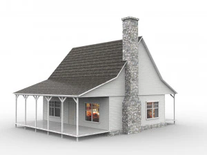 american house 3D Model