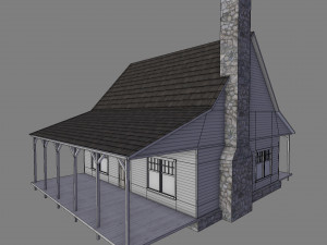 american house 3D Model