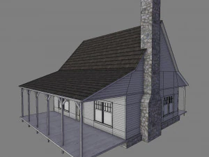 american house 3D Model