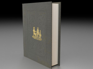 book low poly free low-poly 3D 모델