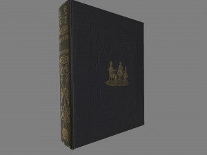 book low poly free low-poly Model 3D