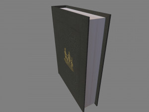 book low poly free low-poly Model 3D