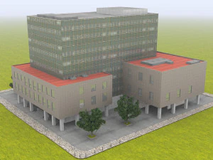 学校を建てる 3Dモデル