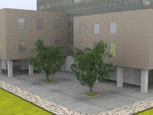 学校を建てる 3Dモデル