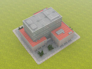 学校を建てる 3Dモデル