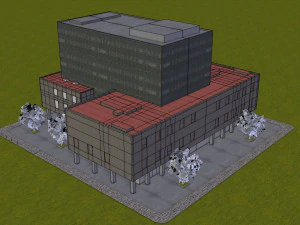 学校を建てる 3Dモデル